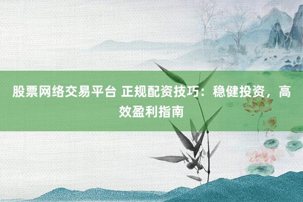 股票网络交易平台 正规配资技巧：稳健投资，高效盈利指南